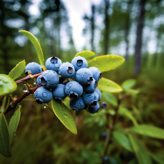 Blueberries, Nova Scotia, Canada
