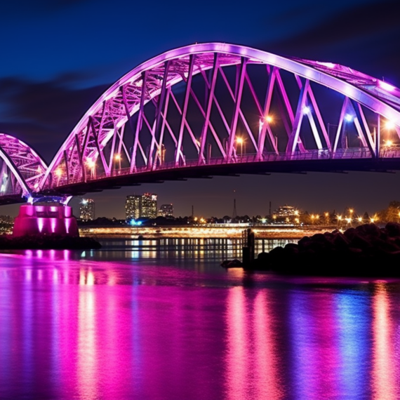 The Purple People Bridge, Newport, USA