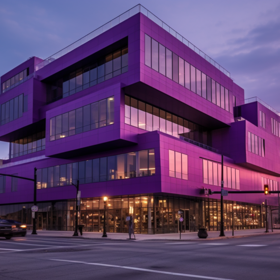 The Big Purple Building, Kentucky, USA